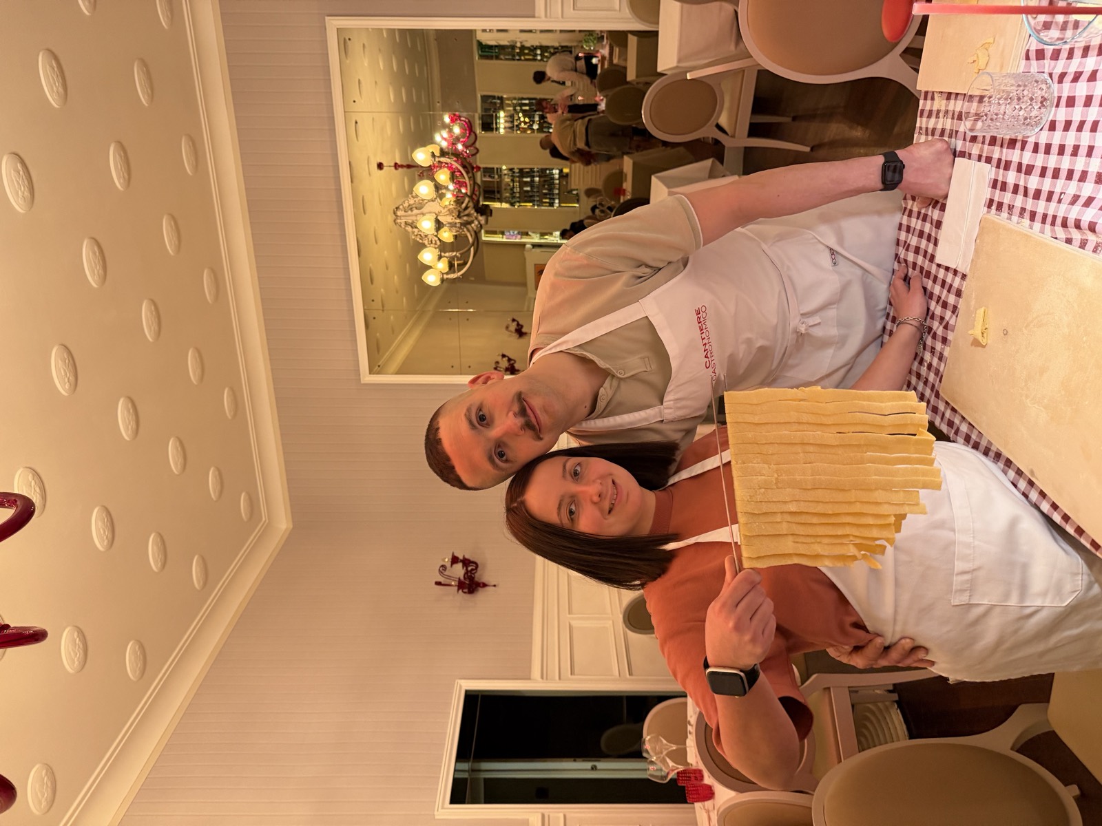 Pasta cooking class
