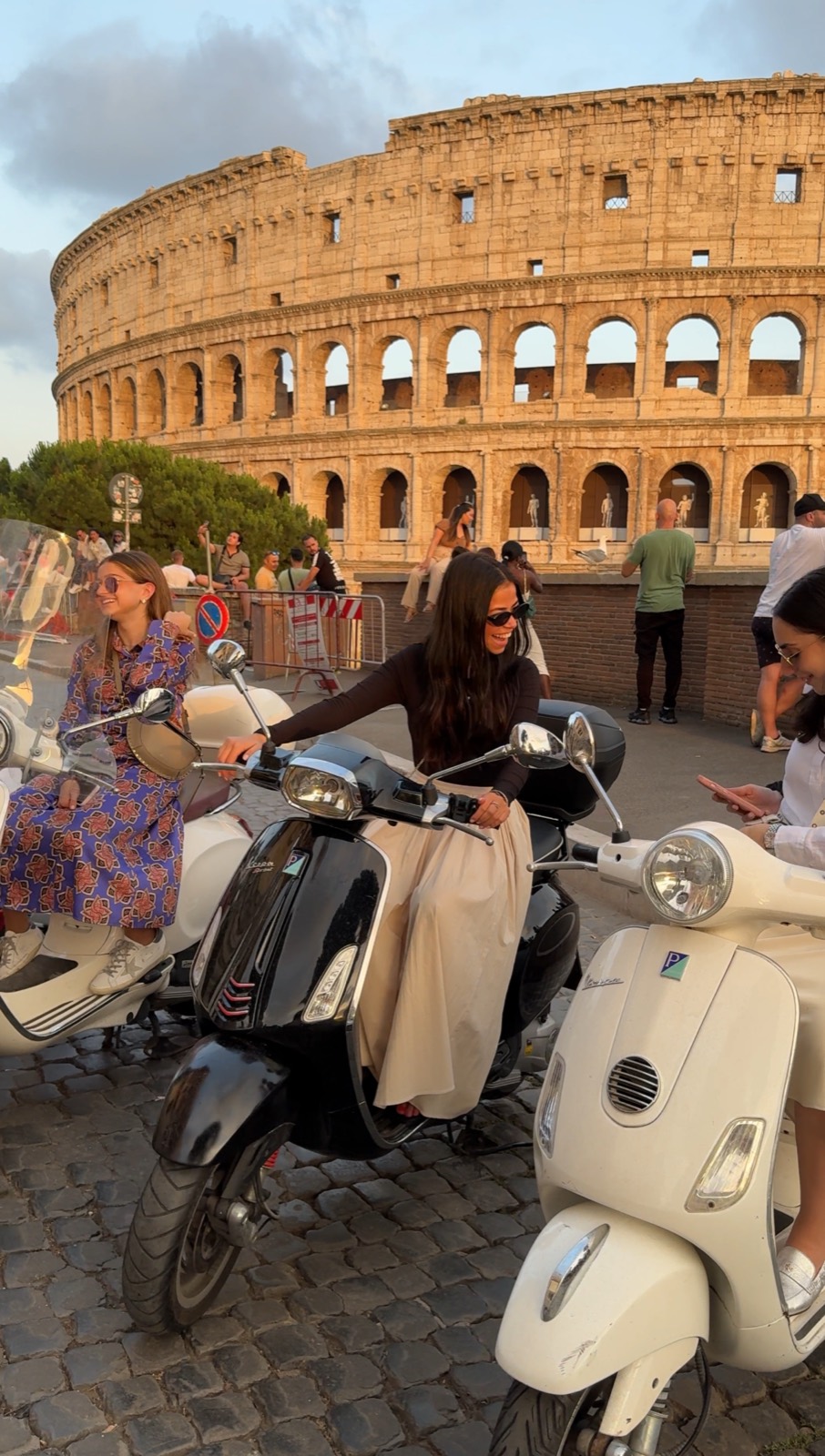 Vespa tour at the Colosseum